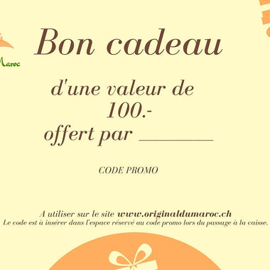 Bon cadeau de 100.-